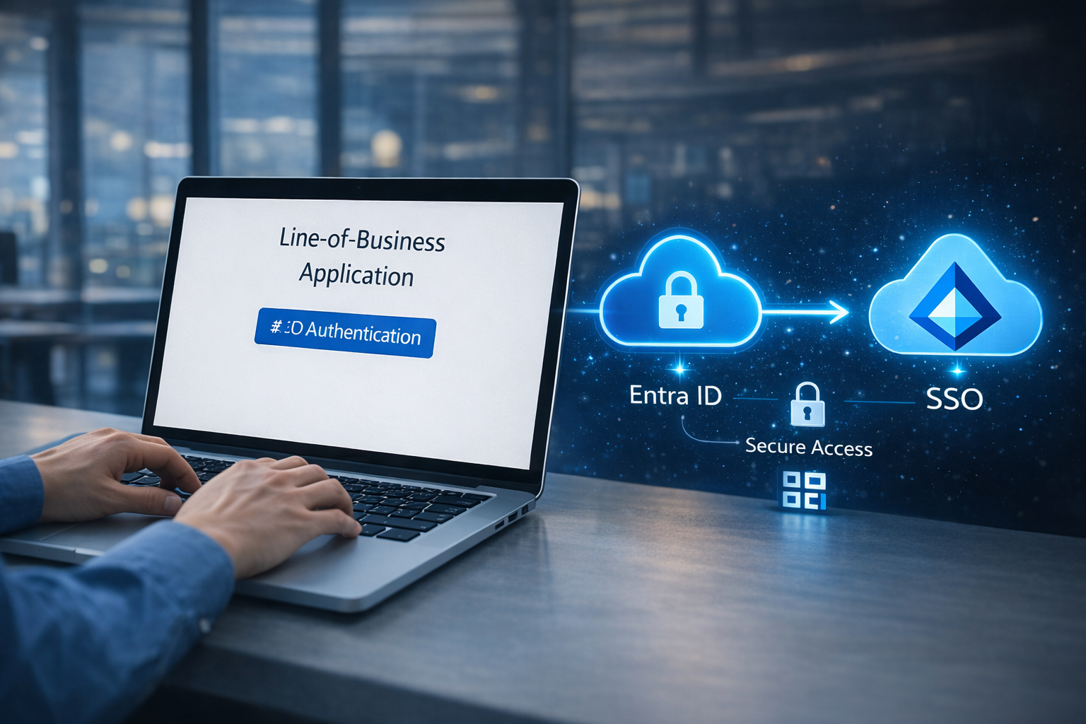 SSO for Line-of-Business application visual